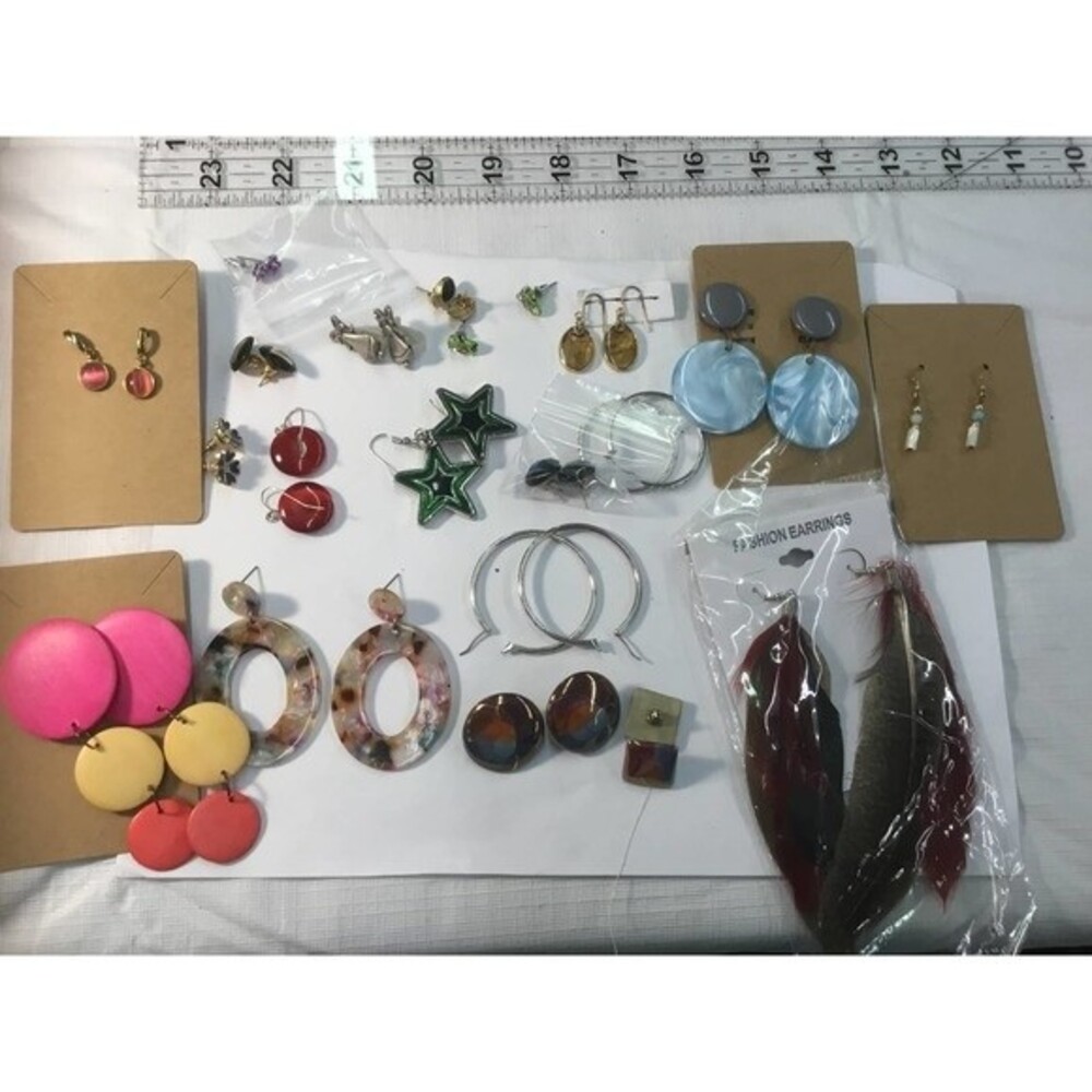 20 Pairs of Assorted Earrings Lot